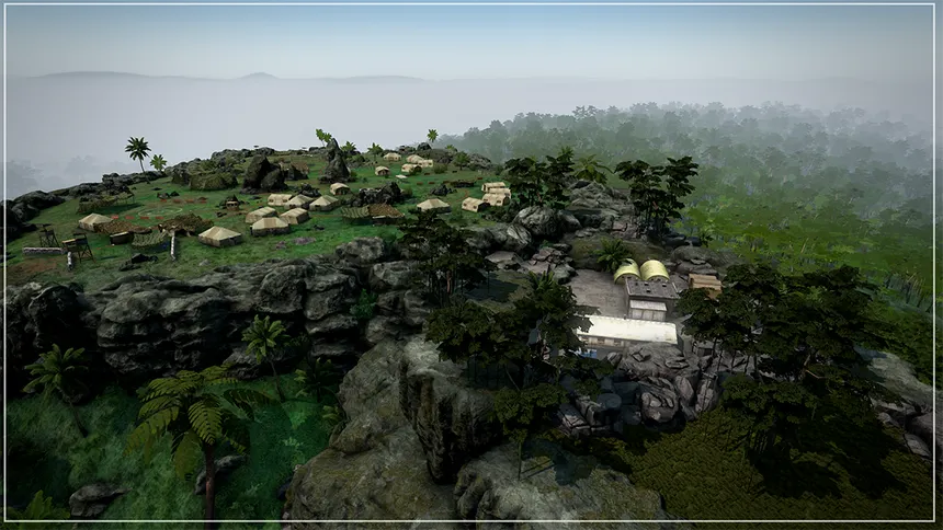 A scenic view of the Lux map