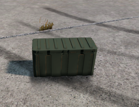 Lootchest crate on the ground