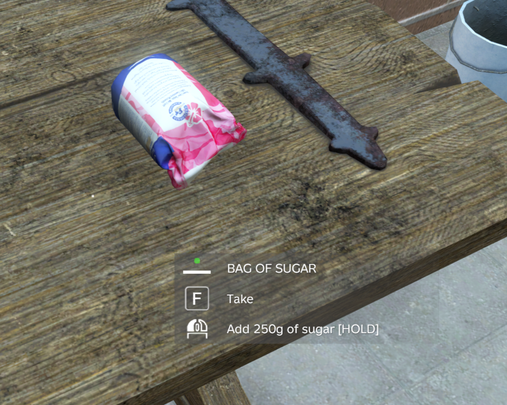 Prompt to add sugar to the moonshine mash